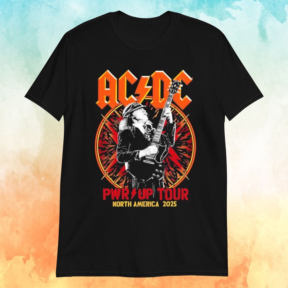 AC DC Angus Bolts PWR UP Tour 2025 T-Shirt - Official Owen Store