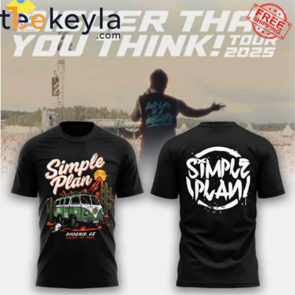 SIMPLE PLAN シンプルプラン 2025 来日 ツアー Tシャツ XL Simple Plan Japan Tour 2025 shirt, hoodie, sweater, long